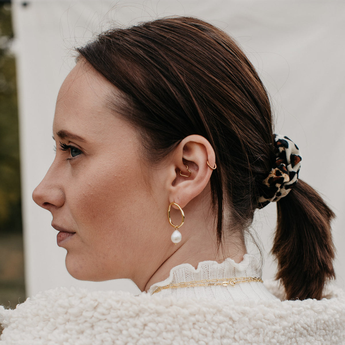 FIJI PEARL HOOPS 2,2CM